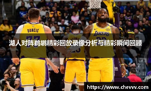 湖人对阵鹈鹕精彩回放录像分析与精彩瞬间回顾